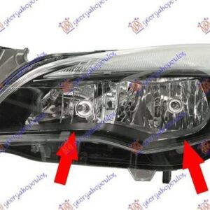 600205159 Opel Astra 5θυρο/Station Wagon 2013-2016 | Φανός Ηλεκτρικός Εμπρός Αριστερός