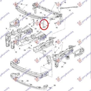 600500271 Opel Astra 5θυρο/Station Wagon 2019-2021 | Λαμάκι Μετώπης Δεξιό