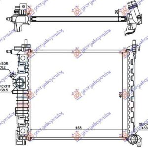 602106310 Opel Meriva 2014-2017 | Ψυγείο Νερού