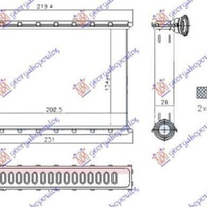 602106500 Opel Meriva 2014-2017 | Ψυγείο Καλοριφέρ