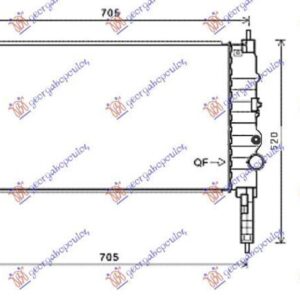 605006300 Opel Mokka 2013-2016 | Ψυγείο Νερού