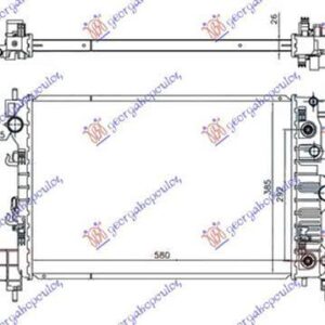 240006340 Chevrolet Trax 2013- | Ψυγείο Νερού