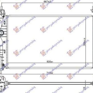 606006310 Opel Adam 2012-2019 | Ψυγείο Νερού