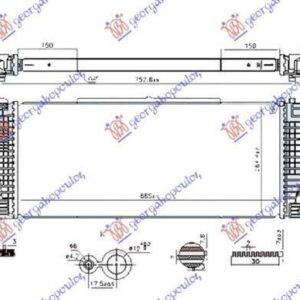 608106200 Opel Insignia 2017- | Ψυγείο Intercooler