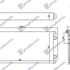 625106500 Peugeot 3008 2013-2016 | Ψυγείο Καλοριφέρ