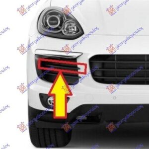 650104821 Porsche Cayenne 2015-2018 | Διακοσμητικό Διχτυού Εμπρός Δεξιό