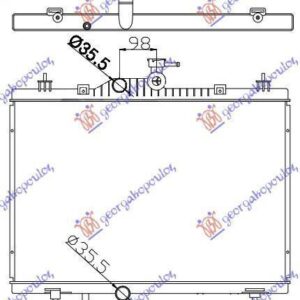 666006300 Renault Koleos 2008-2011 | Ψυγείο Νερού