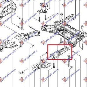 673504312 Renault Megane Hatchback/Station Wagon 2015-2019 | Βάση Γέφυρας Εμπρός Αριστερή