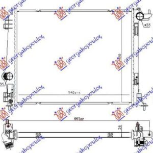 673506330 Renault Megane Hatchback/Station Wagon 2015-2019 | Ψυγείο Νερού