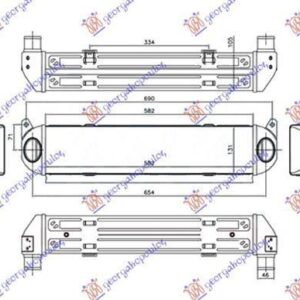 690706200 Land Rover Discovery 2005-2014 | Ψυγείο Intercooler