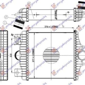 691306200 Land Rover Range Rover Sport 2013-2018 | Ψυγείο Intercooler Βενζίνη/Πετρέλαιο