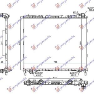 691506300 Land Rover Range Rover 2012-2019 | Ψυγείο Νερού Βενζίνη/Πετρέλαιο