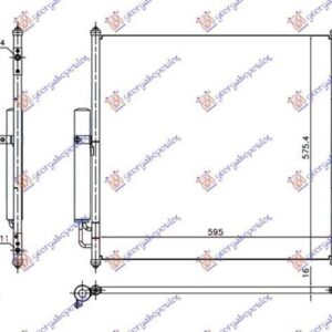 691506400 Land Rover Range Rover 2012-2019 | Ψυγείο A/C Βενζίνη/Πετρέλαιο