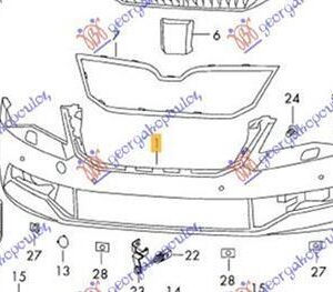 745203375 Skoda Superb 2015-2019 | Προφυλακτήρας Εμπρός