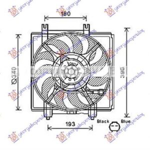 095906455 Subaru Impreza 2008-2014 | Βεντιλατέρ A/C