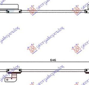 771106400 Subaru Legacy/Outback 2015-2018 | Ψυγείο A/C Βενζίνη/Πετρέλαιο