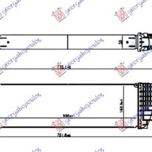 797106210 Suzuki SX4 S-Cross 2016-2022 | Ψυγείο Intercooler