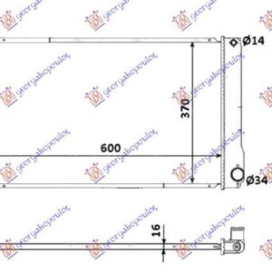 486106310 Lexus CT 200h 2014- | Ψυγείο Νερού