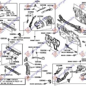 820200271 Toyota Prius 2016-2019 | Λαμαρίνα Μετώπης Δεξιά