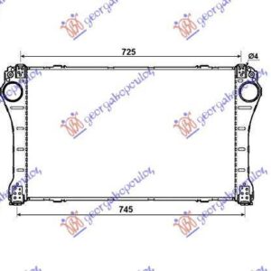 074606200 Toyota Auris 2006-2010 | Ψυγείο Intercooler