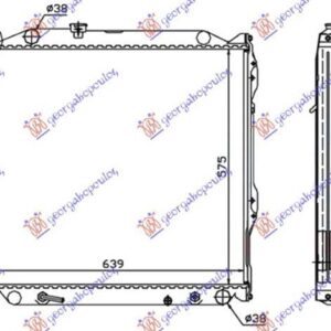 824906300 Toyota Land Cruiser 90 1999-2002 | Ψυγείο Νερού