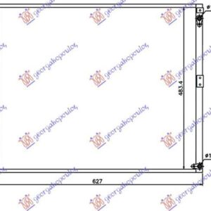 825006400 Toyota Land Cruiser Prado 2002-2011 | Ψυγείο A/C