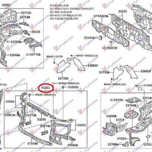 826100220 Toyota Hilux 2012-2015 | Μετώπη Εμπρός