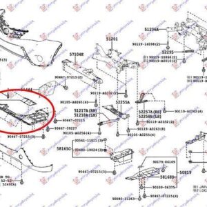 832200830 Toyota Rav 4 2016-2019 | Ποδιά Μηχανής Εμπρός