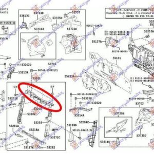 834200200 Toyota Corolla Sedan 2016-2019 | Ποδιά Εμπρός