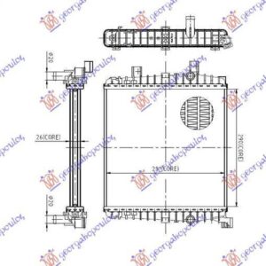 877106302 VW Touareg 2014-2018 | Ψυγείο Βοηθητικό Αριστερό