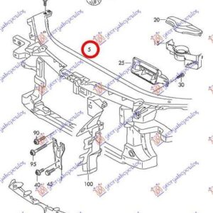 884100220 VW CC 2012-2016 | Μετώπη Εμπρός