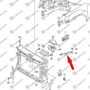 885000471 VW Touran 2010-2015 | Φανοστάτης Εμπρός Δεξιός