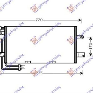 886006400 VW Transporter 1997-2003 | Ψυγείο A/C Βενζίνη/Πετρέλαιο