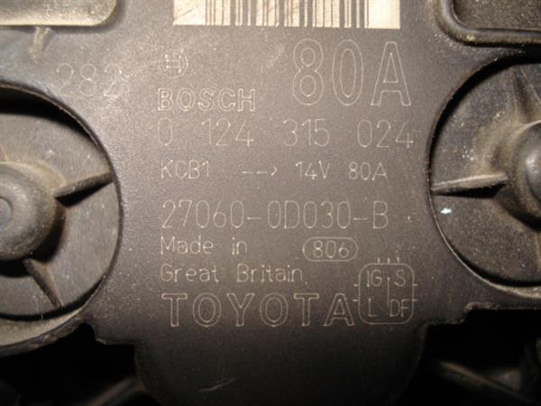 TOCH0209650 Toyota Corolla Hachtback/Liftback 2004-2006 | Δυναμό
