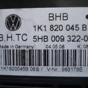 VWGO0309100 VW Golf 2004-2008 | Χειριστήριο Κλιματισμού