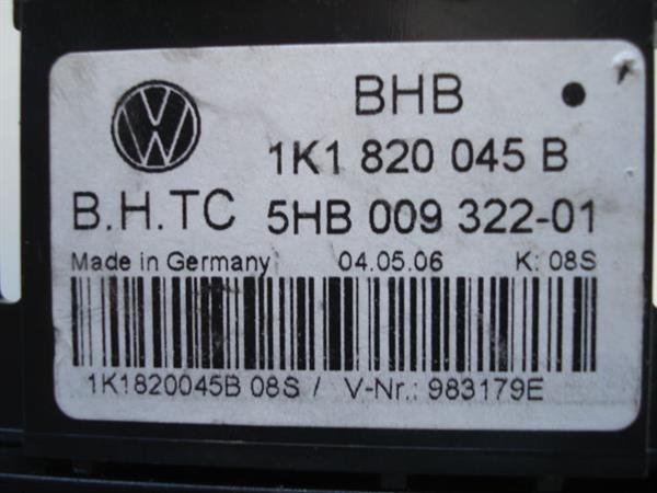 VWGO0309100 VW Golf 2004-2008 | Χειριστήριο Κλιματισμού