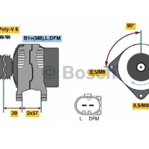 VWGO0309650 VW Golf 2004-2008 | Δυναμό